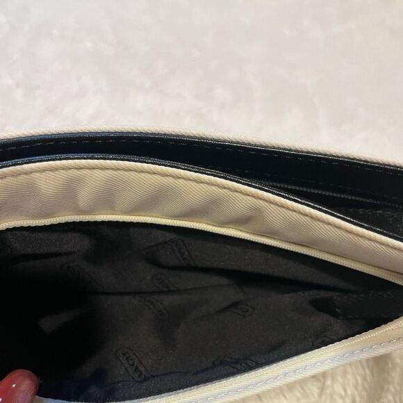 Y2K Vintage Coach Mercer Demi Handbag Mini Purse Nylon Leather 7407 Wristlet - Picture 9 of 11